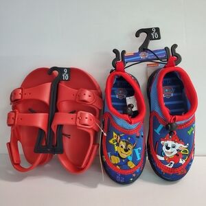 Paw Patrol Red and Blue Kids Water Shoes & Sandals